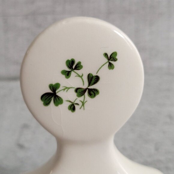 Carrigaline Pottery Co  Irish Bell Shamrocks St Patricks - Picture 2 of 5